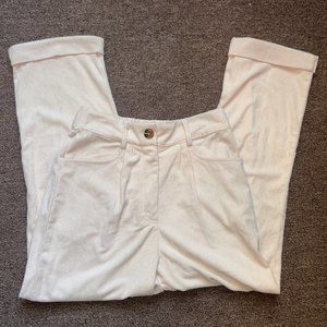 Beige Corduroy Pants